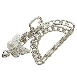 Štipac za kosu Butterfly - Srebrna / Tip3 KP30634