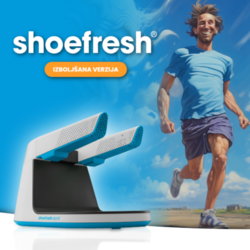 SHOEFRESH OPOD – razkuževalec in sušilec obutve, oblačil in športne opreme + darilo vezalke ForceField