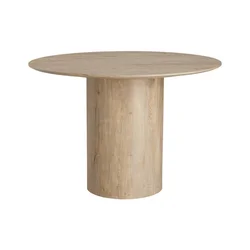 Okrogla jedilna miza v dekorju bukve o 110 cm Week – Ellos Home