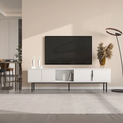 Hanah Home TV Komoda Ramsey, 180x50x29,6 cm, Bela