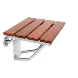 Stolica MINOTTI za tuš kabinu od drveta