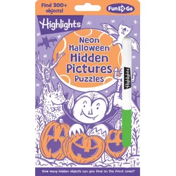 Halloween Neon Hidden Pictures Puzzles