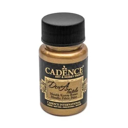 Cadence Kovinska barva za tekstil Dora Textile - antično zlato/50 ml