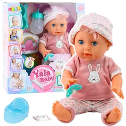 Dojenček v roza oblekici lula in joka 35 cm