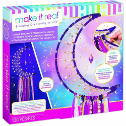 MAKE IT REAL Kreativni set Hvatač snova u obliku meseca sa svetlom
