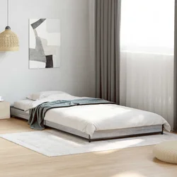 vidaXL Konstrukcija postelje Siva Sonoma 80 x 200 cm Inženirski les