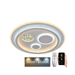 LED prigušiva plafonska lampa LED/110W/230V 3000-6500K + daljinski upravljač