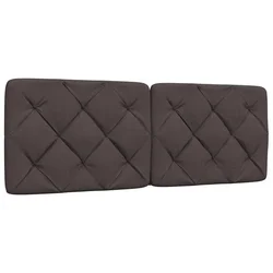 Jastuk za uzglavlje tamnosmeđi 120 cm od tkanine