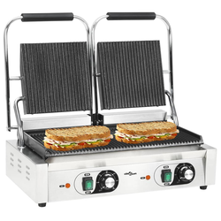 vidaXL Dvojni sendvič grill 3600 W 58 x 41 x 19 cm