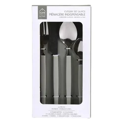 Home 16-delni komplet jedilnega pribora Lino Grey