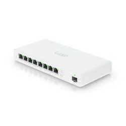Ubiquity Switch (8) GbE RJ45 ports with 27V passive PoE output,1 SFP port