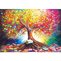 Magnolia - Puzzle Drevo knjig - 1 000 kosov
