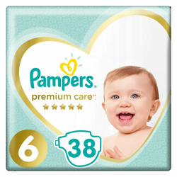 Pampers Premium Care VP pelene, veličina 6 (13+ kg), 38 komada