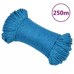 Radno uže plavo 6 mm 250 m od polipropilena