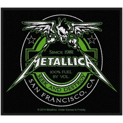 Metallica Beer Label Sew-On Patch