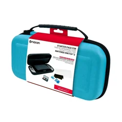 Nacon Switch 2 Starter Pack Blue - (Pouch, Screen Protector, Box For 4 Games)