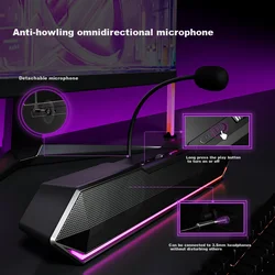 Havit Desktop soundbar M20, Bluetooth, Crni