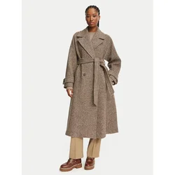 Weekend Max Mara Volneni plašč Tema 2625016042 Rjava Regular Fit