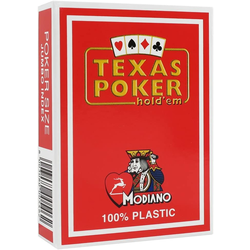 Karte Modiano - Texas Poker 2 Jumbo - Red