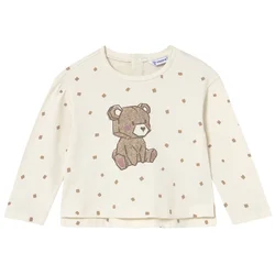 Mayoral Bluza 2077 Écru Regular Fit