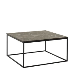 Wallity Klub sto 80x42x80cm Crno-Mermer