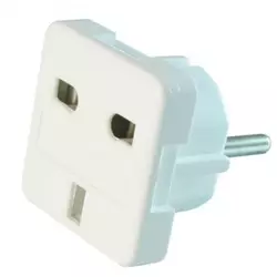 A-AC-UKEU-001 Gembird AC power adapter UK socket to EU Schuko plug 7.5A Travel Adapter