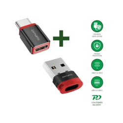 4smarts USB Data Blocker - zaščita pred krajo podatkov (USB-C/USB-C + USB-C/USB-A)