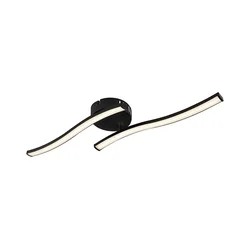 Globo 67178SC - LED plafonsko svetlo ELOISE 2xLED/6W/230V crna