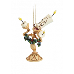 JIM SHORE Lumiere Hanging Ornament Figure - A21430  Disney, 8 cm