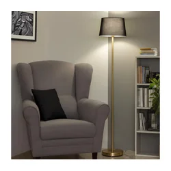 Brilagi - LED stajaća lampa CERIA 1xE27/20W/230V prečnik 30 cm crna/zlatna