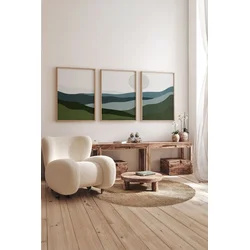 Wallity Slika 3Dartsoho81, 3 dela, 33 x 48 cm