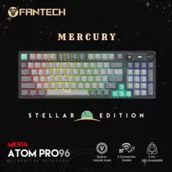 Tastatura Mehanicka Gaming Fantech MK914 RGB Atom PRO96 Wireless Mercury (red switch)