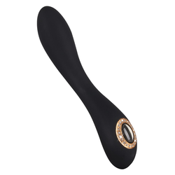 Cleopatra G-Spot Vibrator, 19.7cm, Crni