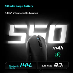 Edifier Bežični gaming miš, 2.4GHz, Bluetooth, USB, Crni