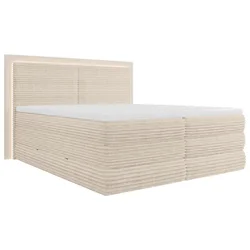 Boxxx BOXSPRING POSTELJA 180 cm x 200 cm , tekstil rjavosiva