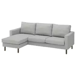 SALTSJÖBADEN Sofa trosed s lenjivcem, Tonerud siva