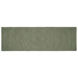 Tepisi za područja Maslinastozelena 80 x 300 cm Juta