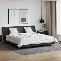 Duvet s jastucima s jastukom 3 pcs Bijelo Mikrovlakna