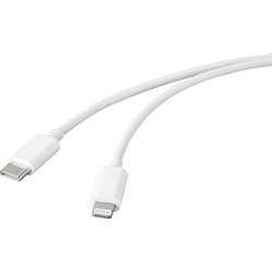 BASETECH Basetech USB kabel USB 2.0 USB-C® vtič\, Apple Lightning vtič 2.00 m bela BT-2347612, (20417409)