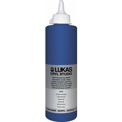 Lukas Cryl Studio Plastic Bottle Akrilna barva Ultramarine 500 ml 1 kos
