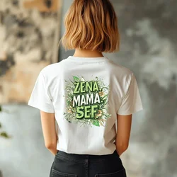 Camiseta Majica sa štampanim printom Cam 887, Ženska, Bela