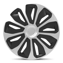 AutoStyle Pokrovi platišč Platin Silver/Black 16