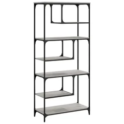 Regal za knjige boja sivog hrasta sonome 81x36x176 cm konstruirano drvo