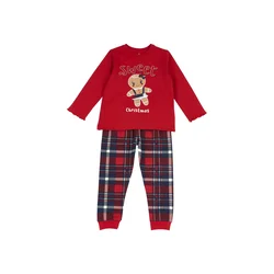 Chicco Pižama nude/temno modra/rdeča/bela