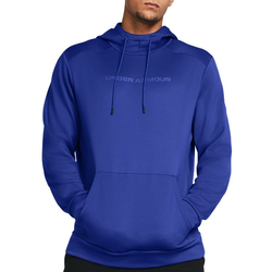 ikica s kapuco Under UA Arour Fleece Wordark HD-BLU