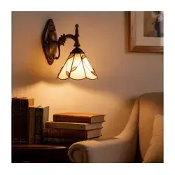 Brilagi - Tiffany vitražna zidna lampa FOLIA 1xE14/40W/230V