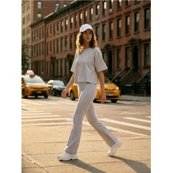 Sinsay - Pamučna majica kratkih rukava - svetlo siva