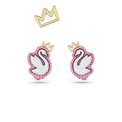 Naušnica Swarovski POP SWAN 3-pack