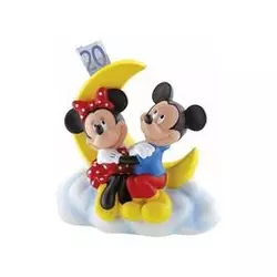 Bullyland kasica prasica Minnie mouse + Mickey mouse ( 15214 )