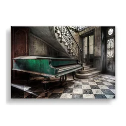 Slika Styler Canvas Silver Uno Piano, 85x113 cm